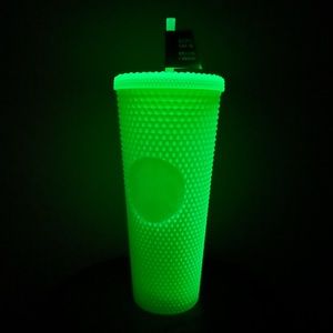 Starbucks 2022 Studded Halloween Glow in the Dark 24oz Tumbler - Lemongrass